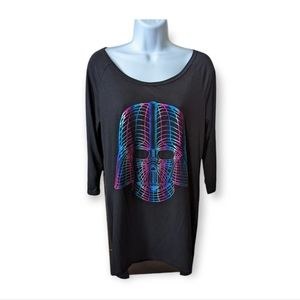 Disney Parks Star Wars Darth Vader 3/4 Sleeve Top Size Large